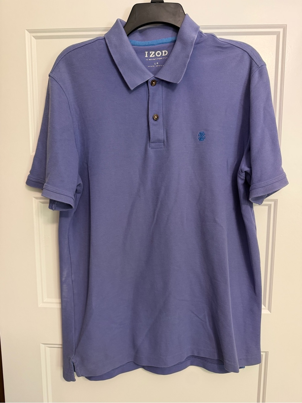 Izod Men's Lavender-Blue Polo Shirt